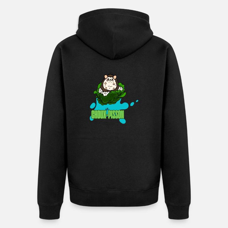 Choupisson - Veste à capuche bio Premium Unisexe - noir