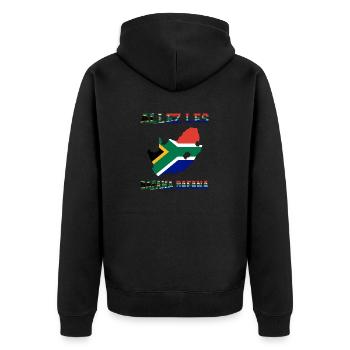 Allez LES BAFANA BAFANA Maillot de Pied - Veste à capuche bio Premium Unisexe - noir - Dos - Nico (187cm)