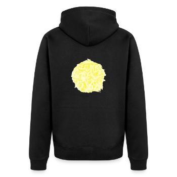 Rupture hypothétique d’un v.T-shirt à bulles - Veste à capuche bio Premium Unisexe - noir - Dos - Nico (187cm)