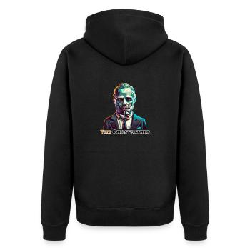 Halloween - Le Ghostfather (Der Geisterpate) - Veste à capuche bio Premium Unisexe - noir - Dos - Nico (187cm)