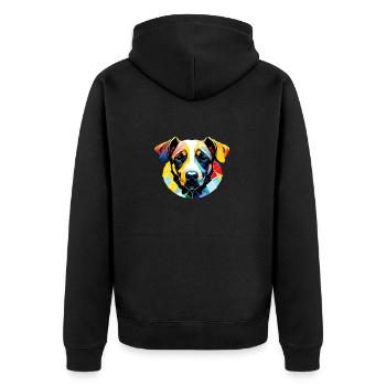 Dog Owner Dog Puppy German Shepherd Dogs - Unisex Premium Organic Zip Hoodie - black - Back - Nico (187cm)