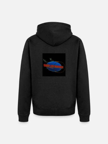 Danger lover - Unisex Premium Bio Zip Hoodie - Schwarz