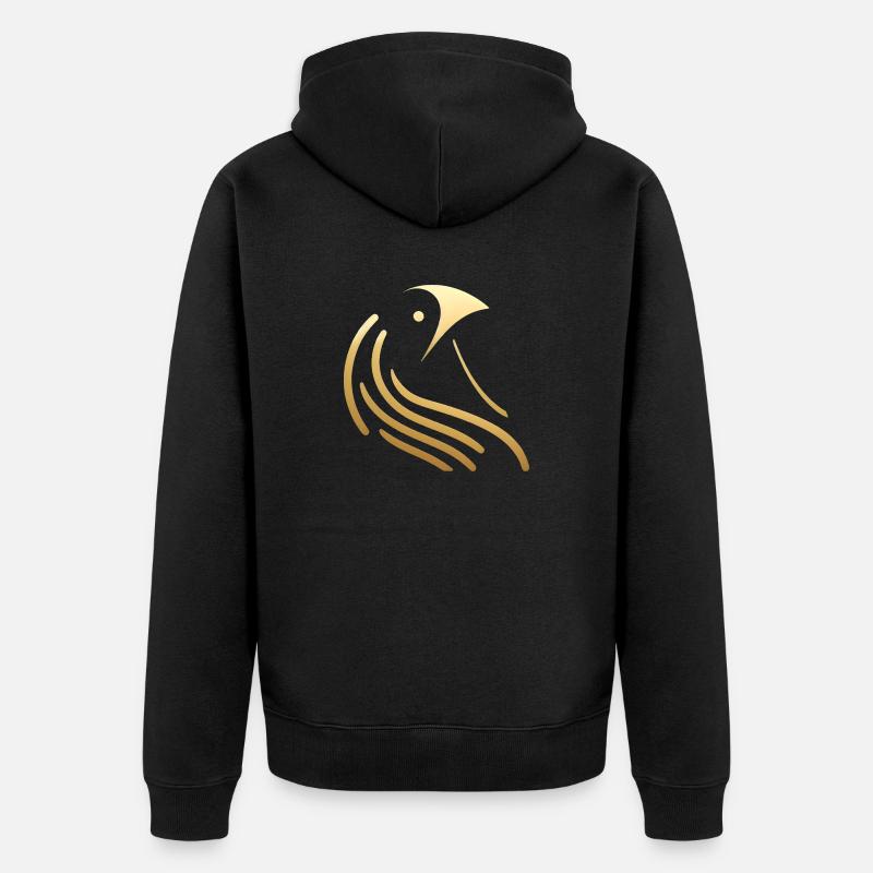 kitesurf - Veste à capuche bio Premium Unisexe - noir