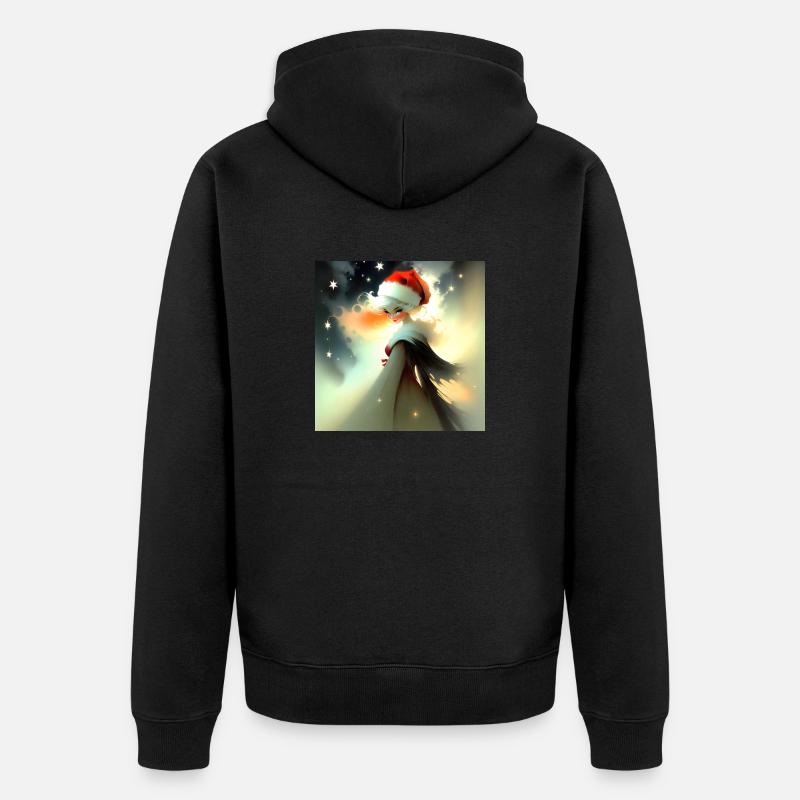 Joyeux Noel #13 - Veste à capuche bio Premium Unisexe - noir