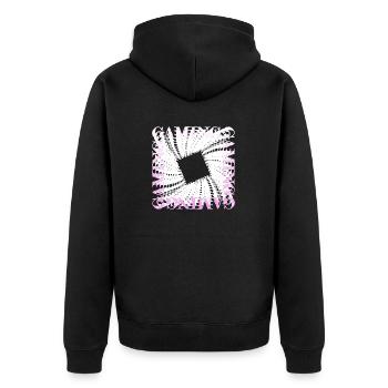 Humor Play Video Games Video Game Dungeons Beer - Unisex Premium Organic Zip Hoodie - black - Back - Nico (187cm)