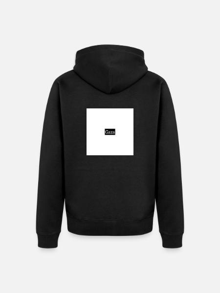 Gaza - Veste à capuche bio Premium Unisexe - noir