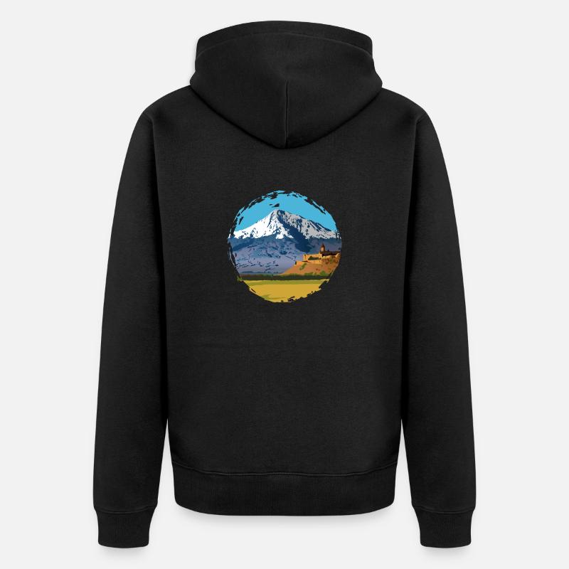 ARARAT - Veste à capuche bio Premium Unisexe - noir