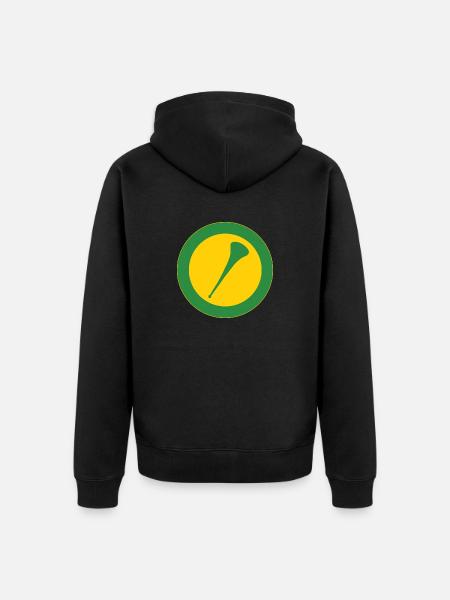 Vuvuzela - Unisex Premium Organic Zip Hoodie - black