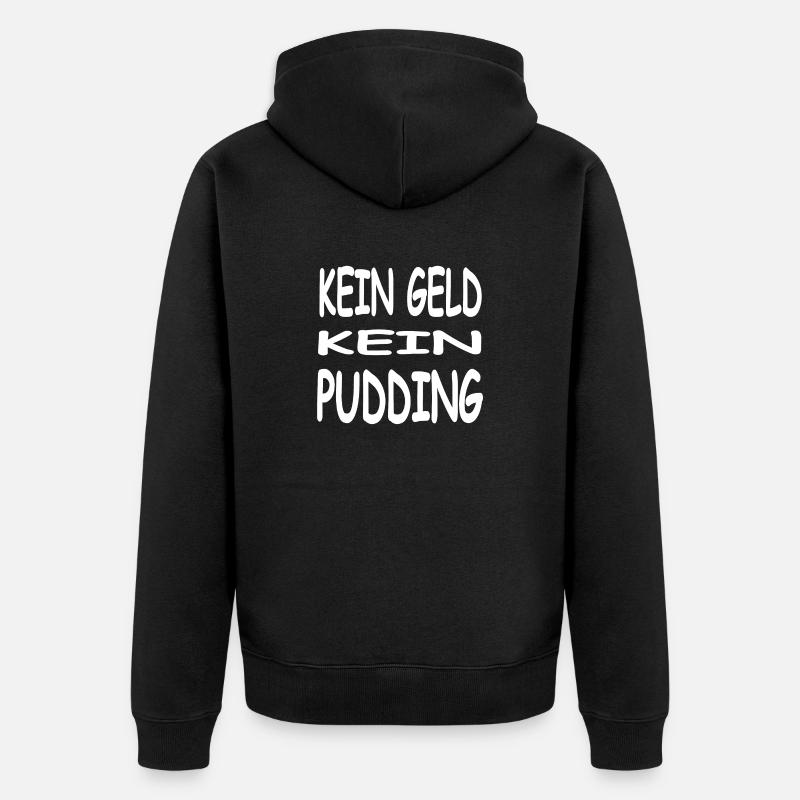 Pudding - Veste à capuche bio Premium Unisexe - noir