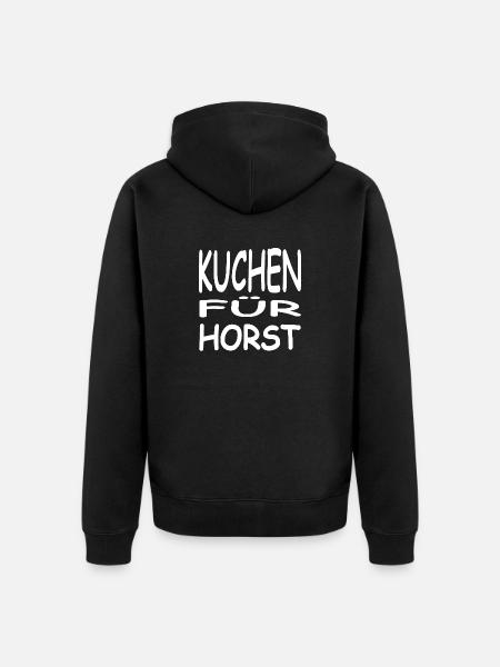 Kuchen - Unisex Premium Bio Zip Hoodie - Schwarz