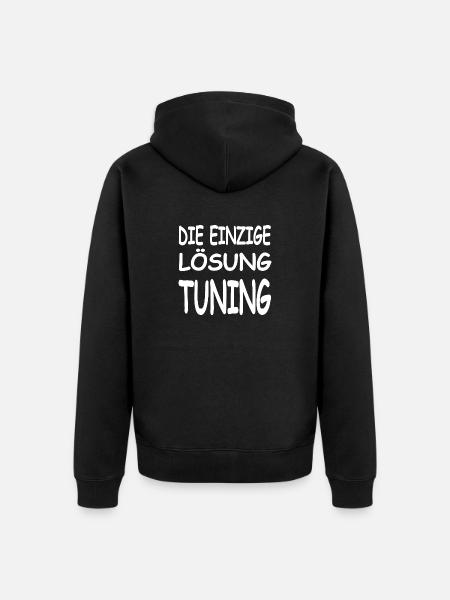 Auto - Unisex Premium Bio Zip Hoodie - Schwarz