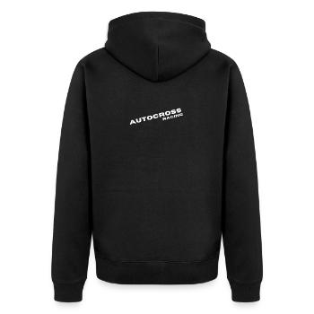 Championnats d’Allemagne d’Autocross Stockcar - Veste à capuche bio Premium Unisexe - noir - Dos - Nico (187cm)