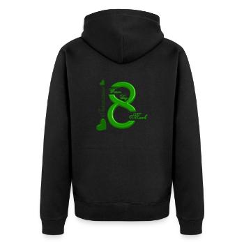 Women’s Power March 8 GirlPower Féminisme féminin - Veste à capuche bio Premium Unisexe - noir - Dos - Nico (187cm)