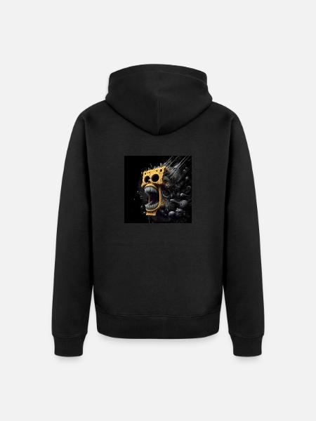Give me a Name! - Unisex Premium Bio Zip Hoodie - Schwarz