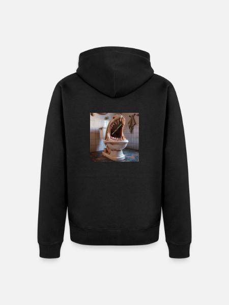 New Fear - Unisex Premium Organic Zip Hoodie - black