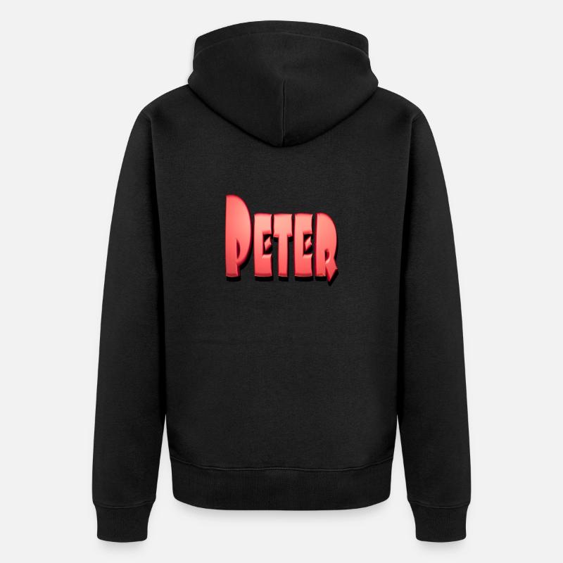 Pierre2 - Veste à capuche bio Premium Unisexe - noir