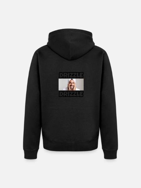 Drizzle Drizzle Soft Guy Era - Unisex Premium Organic Zip Hoodie - black