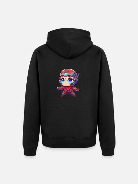 SpaceRanger - Veste à capuche bio Premium Unisexe - noir