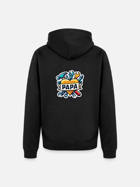 Father’s Day - Unisex Premium Organic Zip Hoodie - black