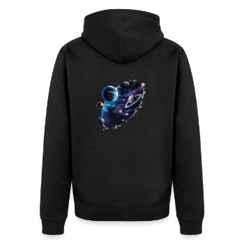 Breathtaking images of alien worlds - Unisex Premium Organic Zip Hoodie - black - Back - Nico (187cm)