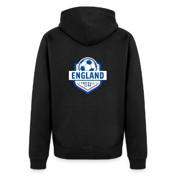 England Football Club - Veste à capuche bio Premium Unisexe - noir - Dos - Nico (187cm)