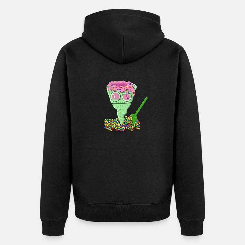 BOUCHÉE FROIDE - Veste à capuche bio Premium Unisexe - noir