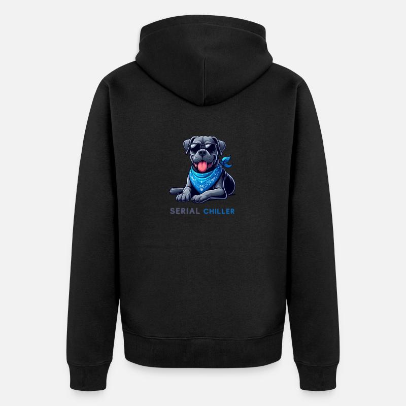 Cane Corso - Unisex Premium Bio Zip Hoodie - Schwarz