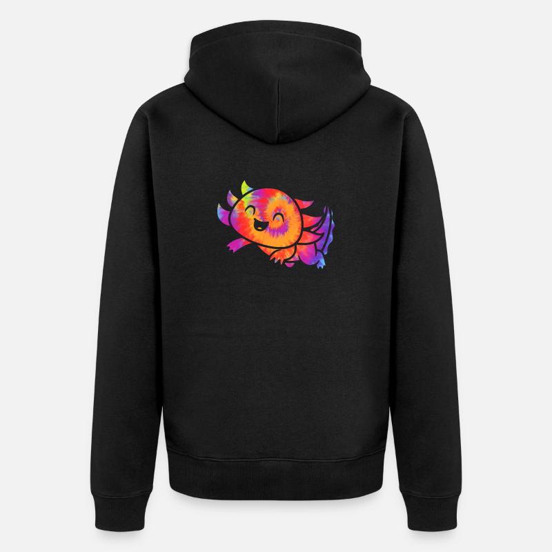 Axolotl - Veste à capuche bio Premium Unisexe - noir