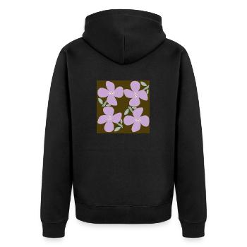 F67 - Veste à capuche bio Premium Unisexe - noir - Dos - Nico (187cm)