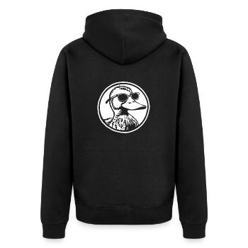 Canards - Veste à capuche bio Premium Unisexe - noir - Dos - Nico (187cm)