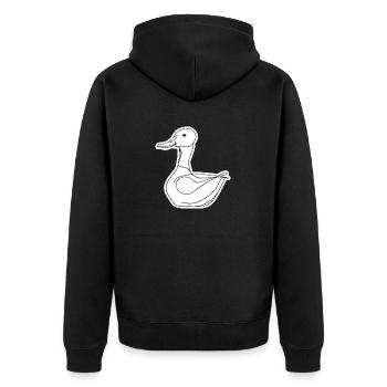 Canards - Veste à capuche bio Premium Unisexe - noir - Dos - Nico (187cm)