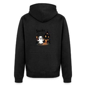 HALLOWEEN - Veste à capuche bio Premium Unisexe - noir - Dos - Nico (187cm)