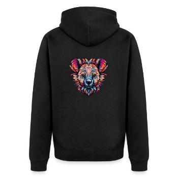 koala - Veste à capuche bio Premium Unisexe - noir - Dos - Nico (187cm)