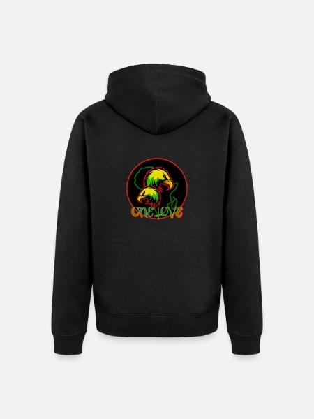 Reggae - Veste à capuche bio Premium Unisexe - noir