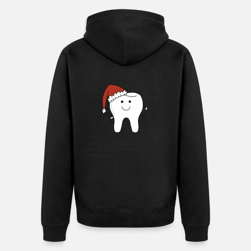 Dent de Noël - Veste à capuche bio Premium Unisexe - noir