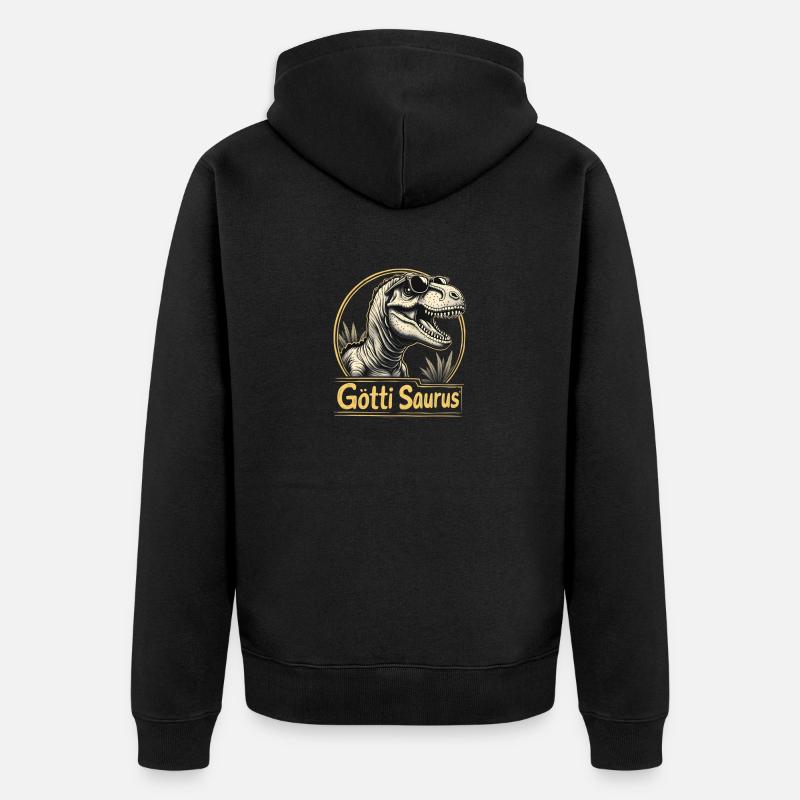 Parrain Saurus - Veste à capuche bio Premium Unisexe - noir