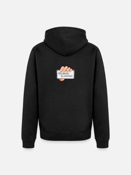 Hybrid Gaming - Unisex Premium Bio Zip Hoodie - Schwarz