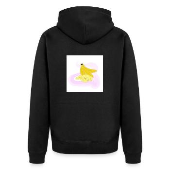 Bananes - Veste à capuche bio Premium Unisexe - noir - Dos - Nico (187cm)
