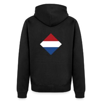 Pays-Bas - Veste à capuche bio Premium Unisexe - noir - Dos - Nico (187cm)