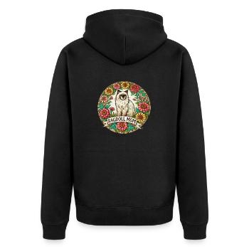 Maman Ragdoll - Veste à capuche bio Premium Unisexe - noir - Dos - Nico (187cm)
