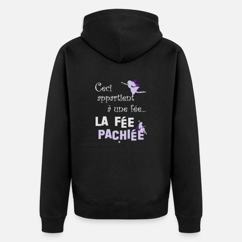 Fée paschiée - Veste à capuche bio Premium Unisexe - noir