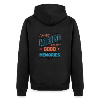 birthday hack the box hacking coder present idea - Unisex Premium Organic Zip Hoodie - black - Back - Nico (187cm)