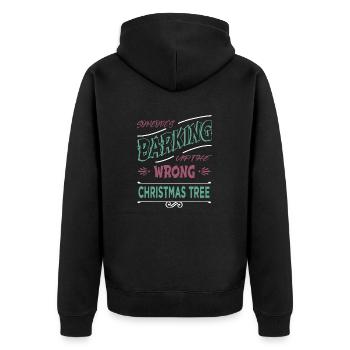 Bodybuilding 4th of july dino dino bike moon - Unisex Premium Organic Zip Hoodie - black - Back - Nico (187cm)