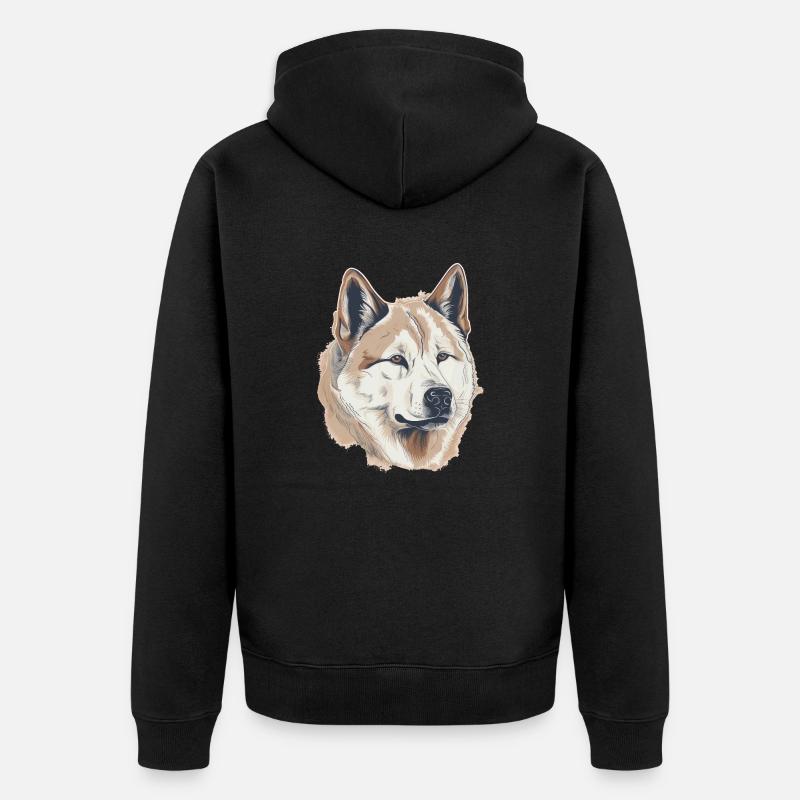 Akita - Veste à capuche bio Premium Unisexe - noir