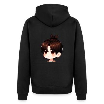 Cool Boys - Veste à capuche bio Premium Unisexe - noir - Dos - Nico (187cm)
