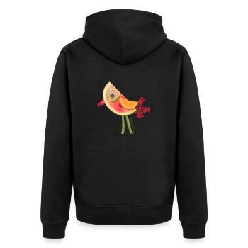 Joker - Veste à capuche bio Premium Unisexe - noir - Dos - Nico (187cm)