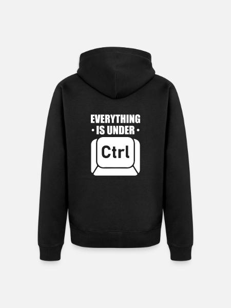Everything Is Under Ctrl – Teknisk Humor för IT-pr - Ekologisk premiumluvjack unisex - svart