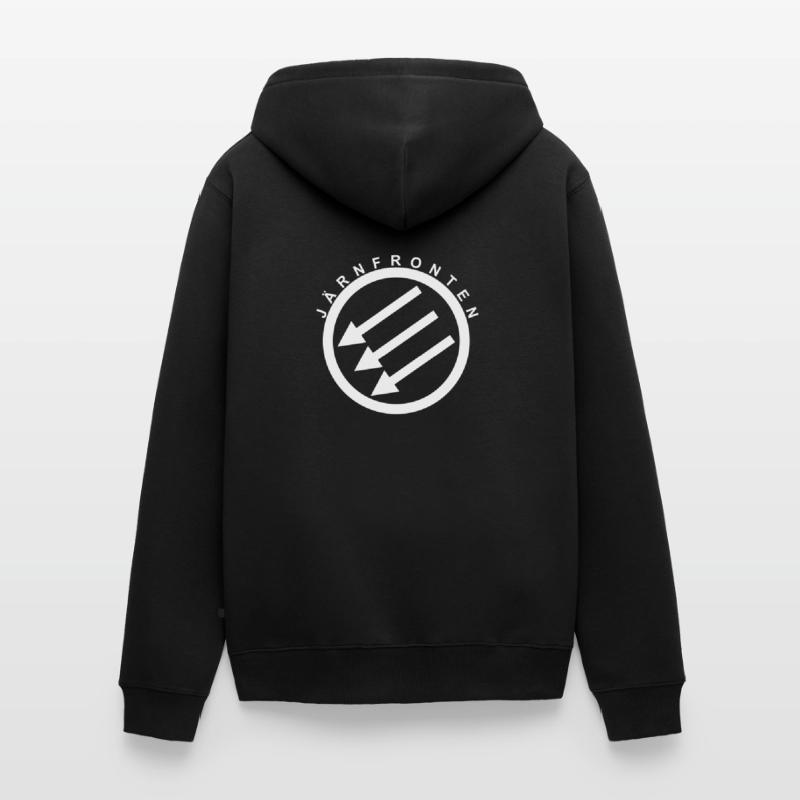 Järnfronten / Eiserne Front / Iron Front Unisex Premium Bio Zip Hoodie