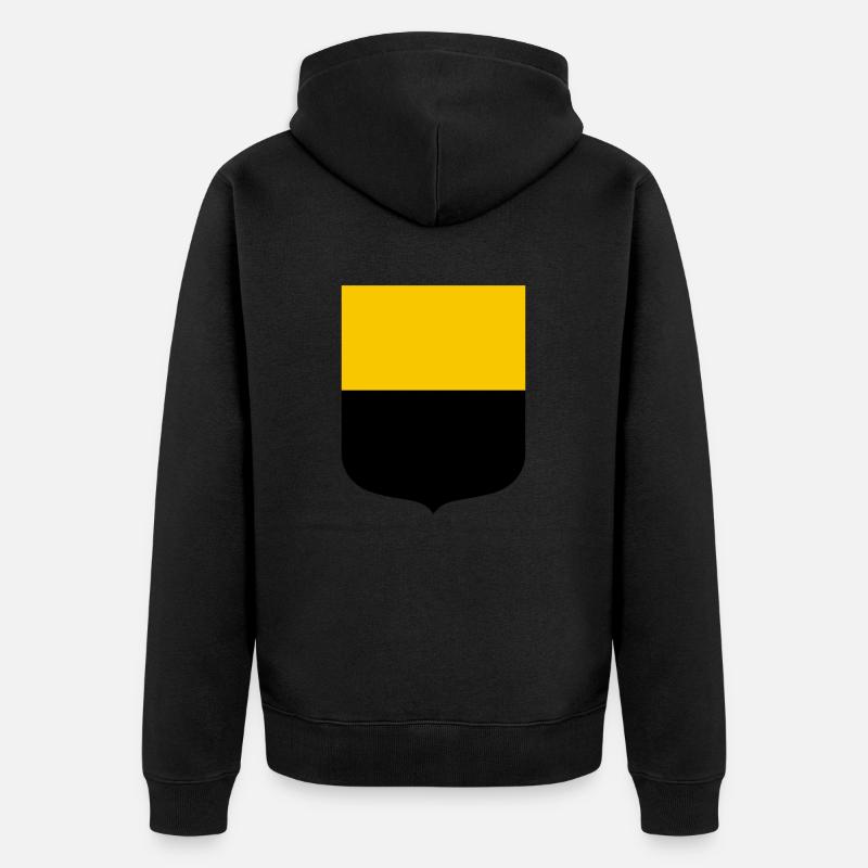 Sachsen-Anhalt - Unisex Premium Bio Zip Hoodie - Schwarz