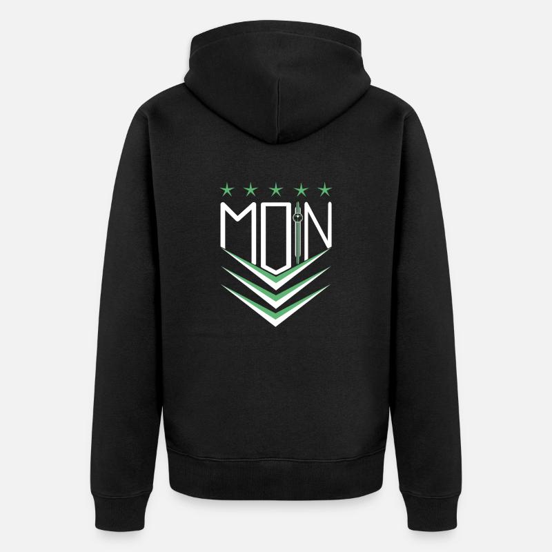 Moin Moin - Veste à capuche bio Premium Unisexe - noir